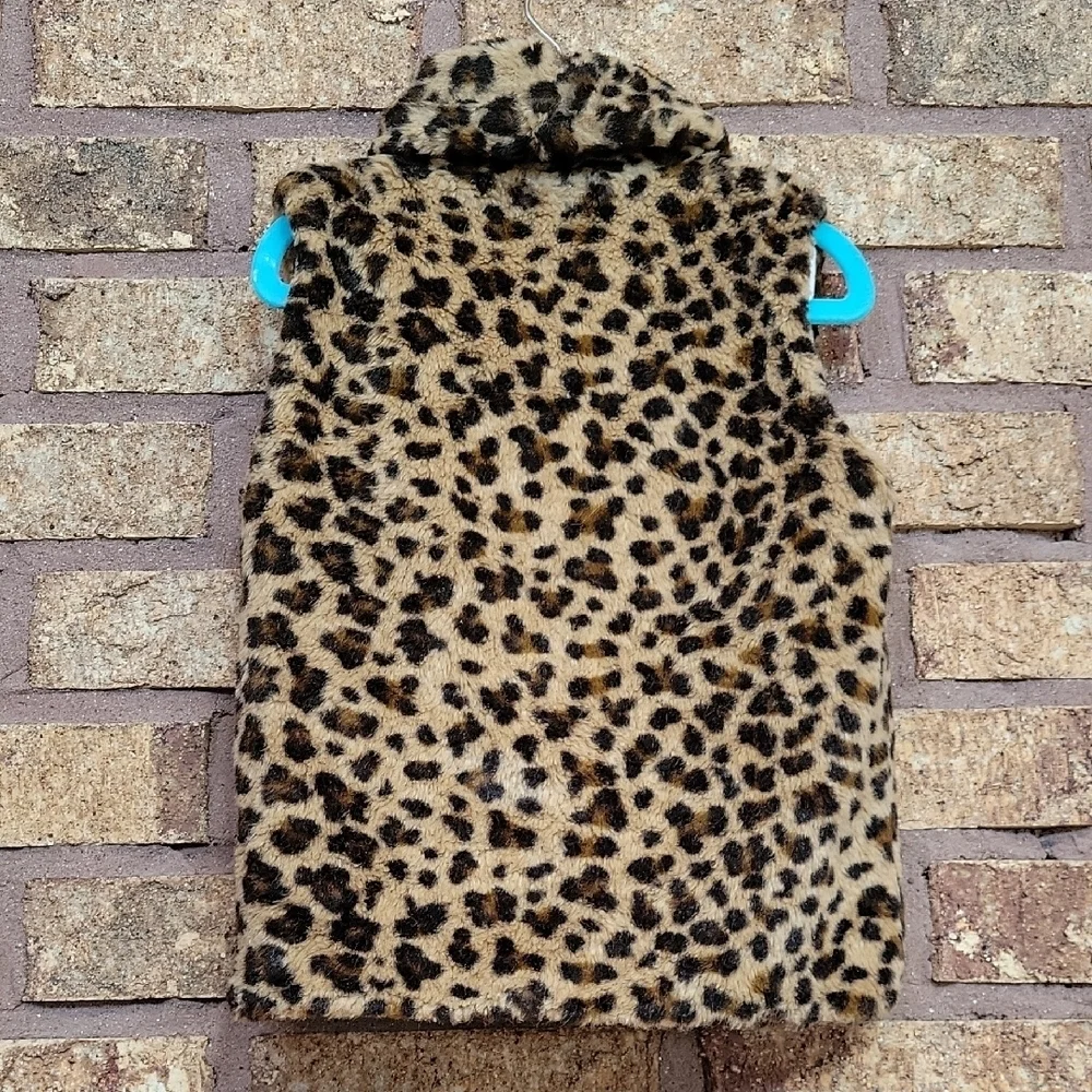 Carter's Kids Leopard Print Faux Fur Vest Size 6